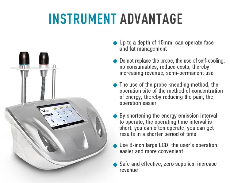 Ультразвуковой радар с 2 ручками для вырезания линии V образная машина подтяжки