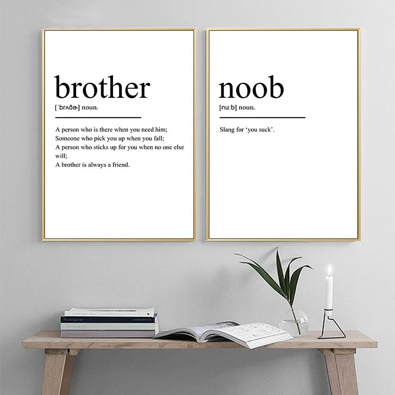 Черно-белая картина с цитатами холст плакат Минималистичная Настенная