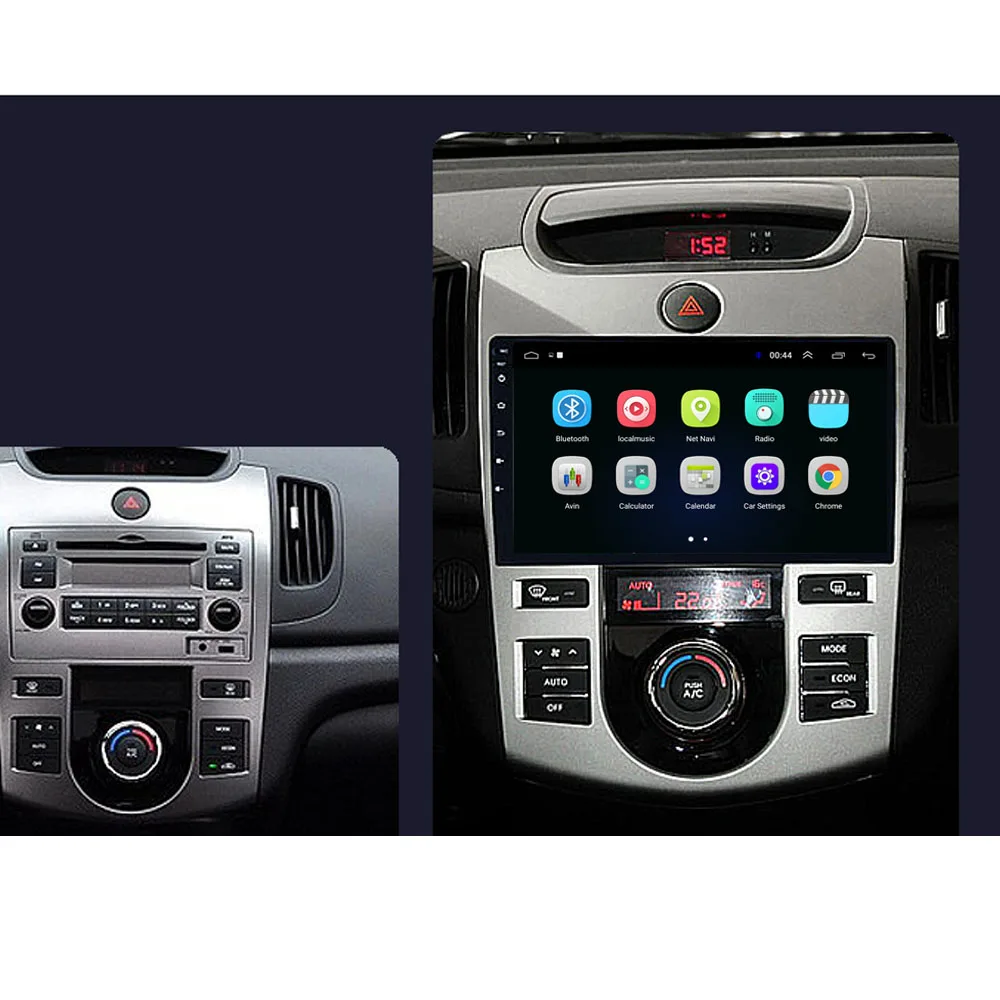 Мультимедийный проигрыватель для KIA Forte Cerato Android 10 1 4G LTE 2008 2009 2010 2011 2012 стерео
