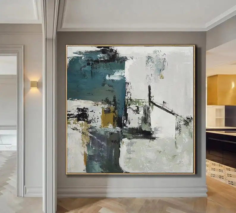

Abstract Painting on Canvas Abstract Acrylic Painting Contemporary Large Original Wall Art Paintings for Living Room Wall Oil
