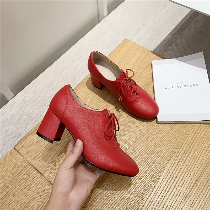 Meotina/женские туфли-лодочки на высоком каблуке туфли в стиле дерби из