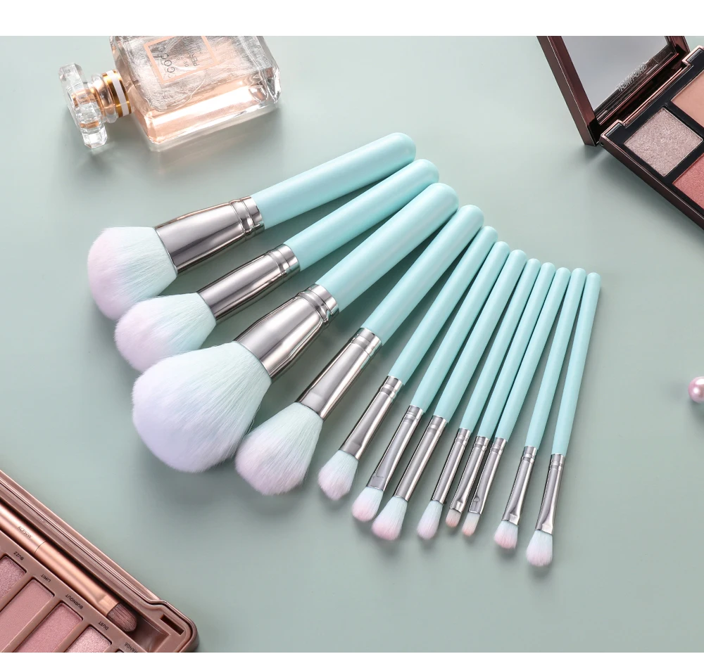 

Набор кистей для макияжа для основы под макияж, пудры, румян, теней, консилера, губ, глаз, Кисть для макияжа, косметическая искусственная кист...