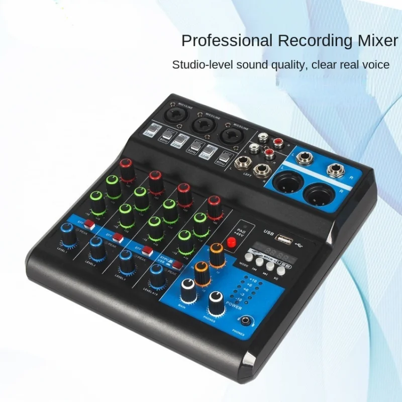 5-канальный профессиональный миксер компьютерная сценическая запись USB звуковая