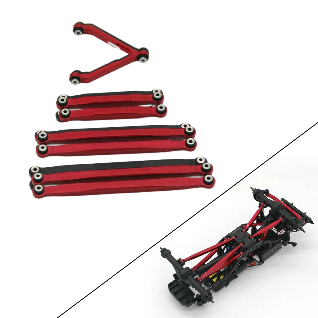 Комплект алюминиевых звеньев 7x RC для Axial SCX24 AXI90081 модель гусеничного багги детали