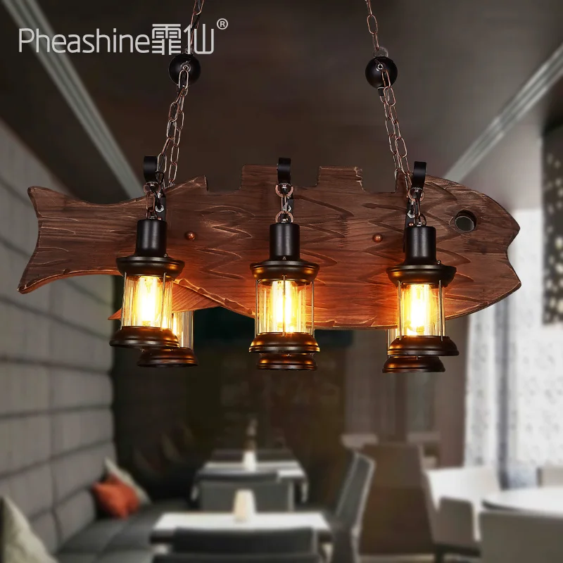 Декоративная Люстра В индустриальном стиле для ресторана кофейни бара