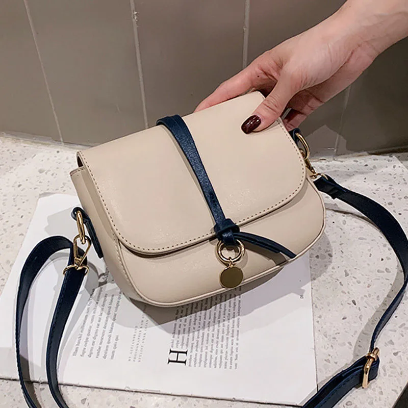 

Simple Design Small Pu Leather Crossbody Bags For Women 2021 Trend Solid Color Wild Shoulder Bags Female Travel Fashion Handbags