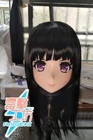x km217quality handmade femalegirl resin japanese cartoon character animego cosplay kigurumi mask crossdresser