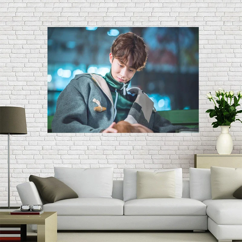 

Лидер продаж, индивидуальный постер нам Joo Hyuk для рисования на холсте, домашний декор, тканевый настенный постер для гостиной