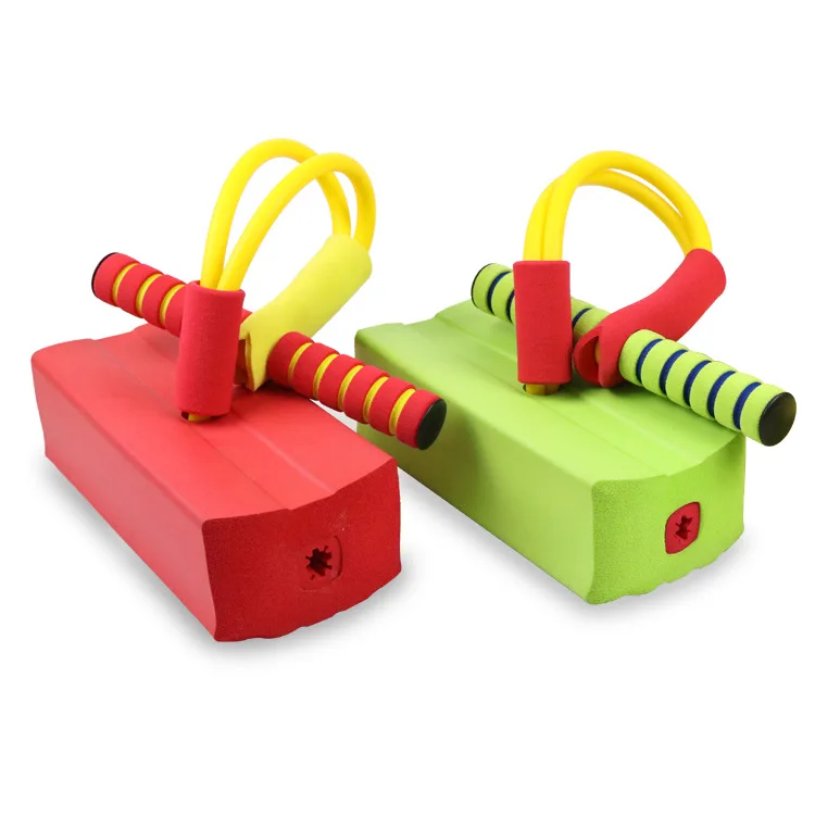 Детская игрушка-прыгун в виде лягушки тренировочная кукла прыгающая обувь для