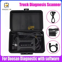 heavy duty diagnostic tool for doosan diagnostic scanner kit uvim communication interface forklift excavator loader diagnosis