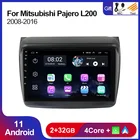 2Din Android 11 Carplay для Mitsubishi Pajero Sport 2 L200 Triton 2008 - 2016 автомобильное радио, мультимедийный видеоплеер, навигация GPS