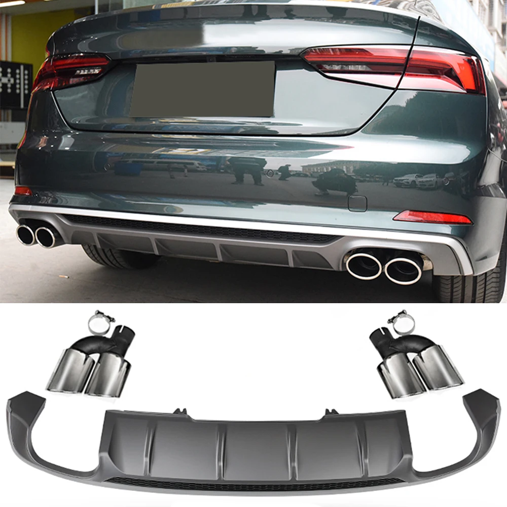 Автомобильный задний бампер диффузор спойлер для Audi A5 Sline хэтчбек 2 двери 2017 2018 2019