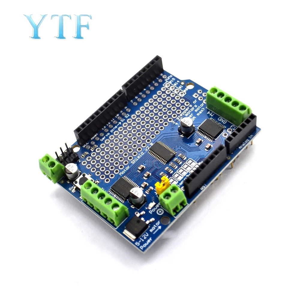 Шаговый двигатель IIC I2C TB6612 PCA9685 PWM сервопривод экран V2 для робота Mega R3 замена L293D |