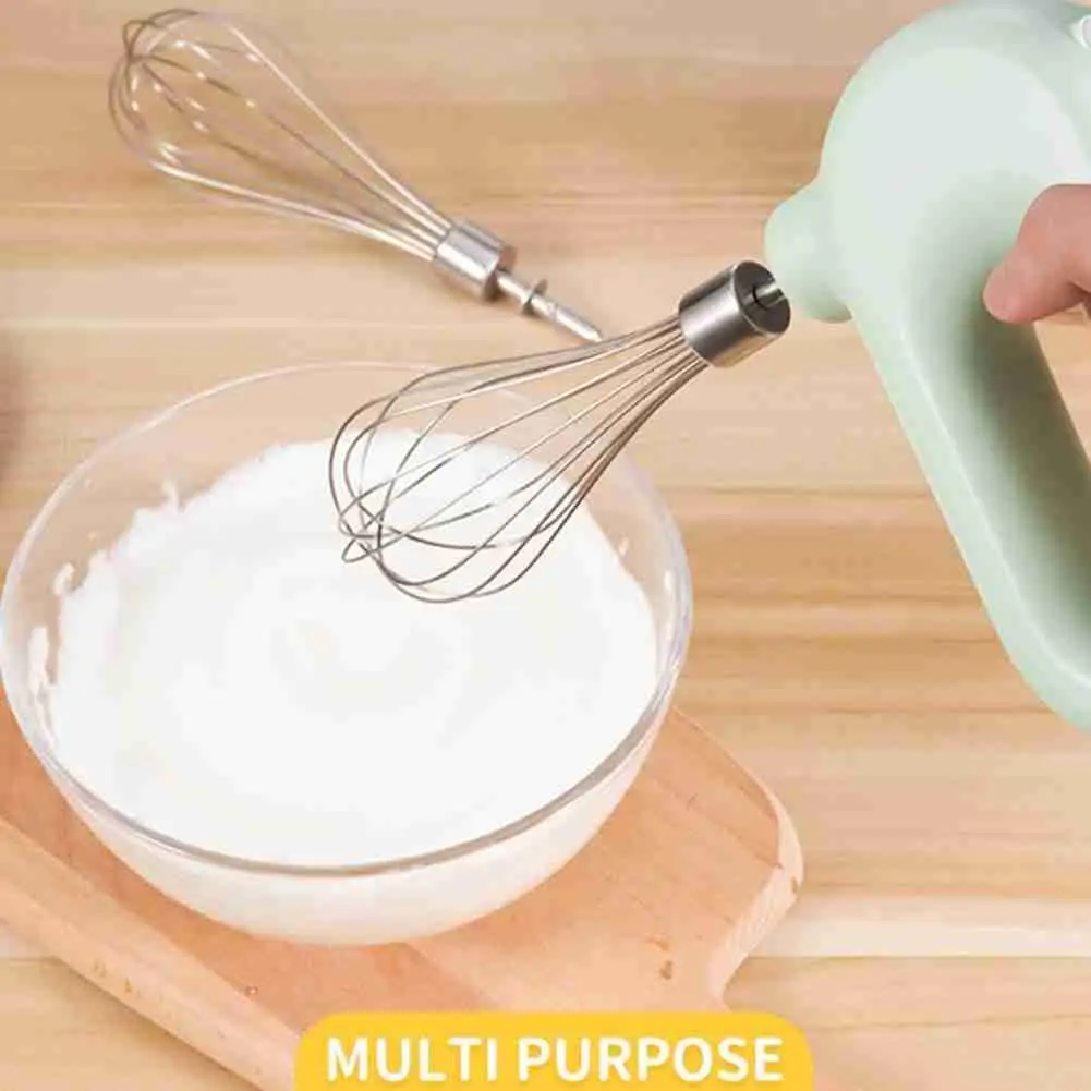 Электрический венчик с двойной палочкой бытовой миксер для яиц крема торта