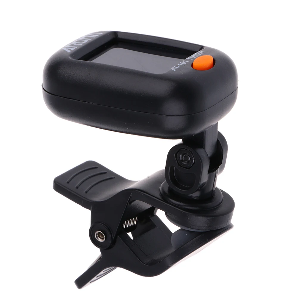 Цифровой клип на гитарный тюнер запчасти для акустической гитары вращающийся 360