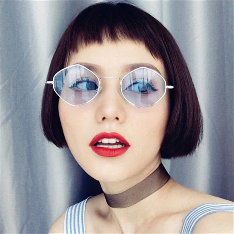 Хиппи Винтажные Солнцезащитные очки для женщин фестивальный рейв