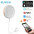 Умный датчик утечки воды ZigBee Tuya, детектор утечки воды, умная система безопасности, работает с приложением Alexa