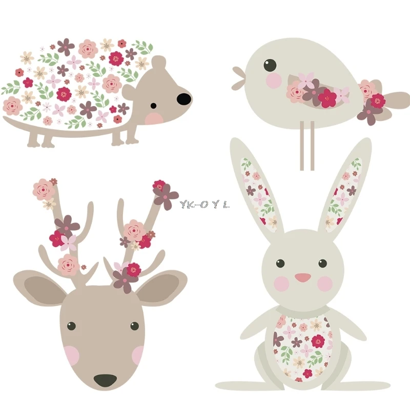 Одежда с утюгом на аппликациях термопереводные наклейки DIY печать милый кот