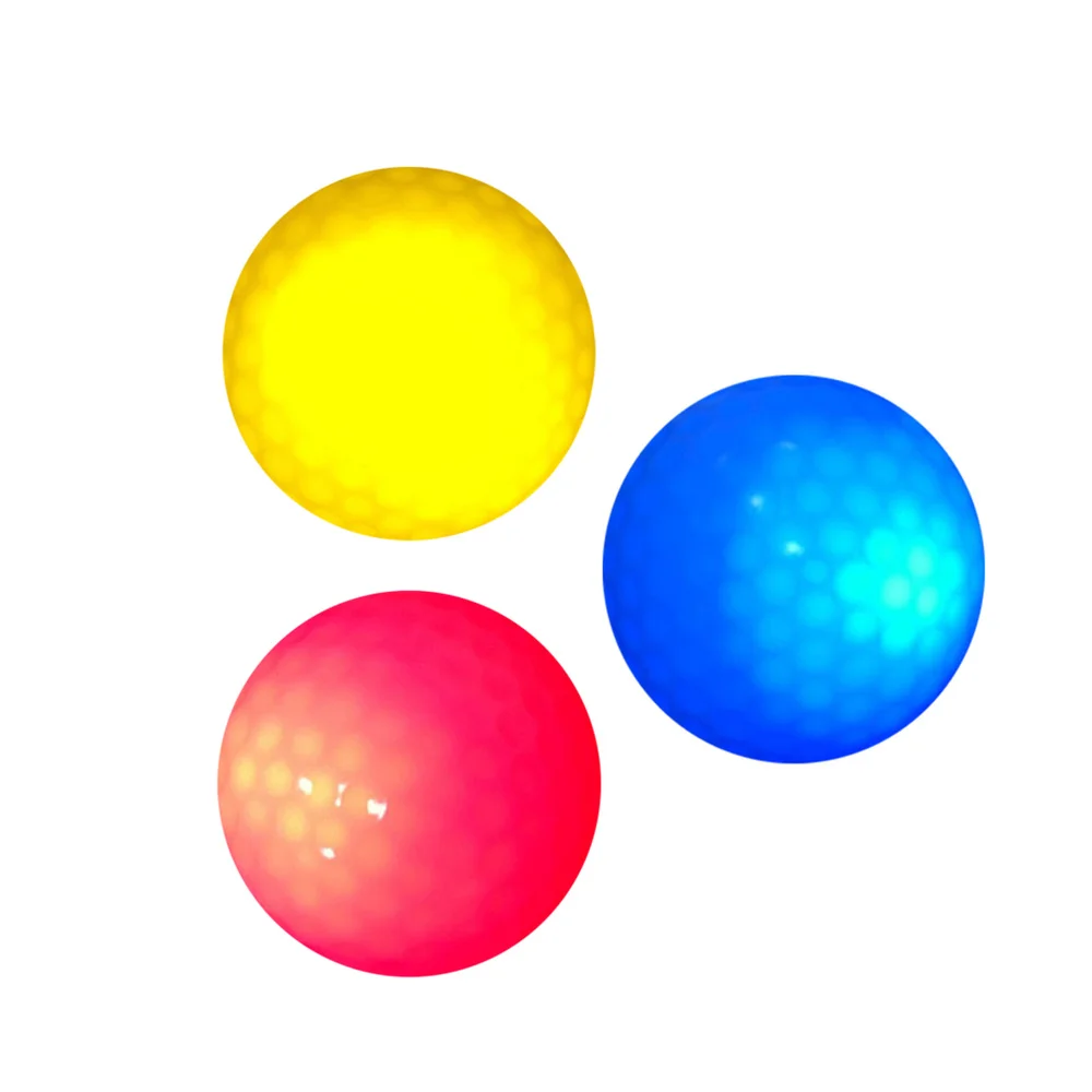 

3pcs LED Light Ultra Bright Color Flashing Electronic Rubber Material Novelty for Night TrainingColor Randomizatio