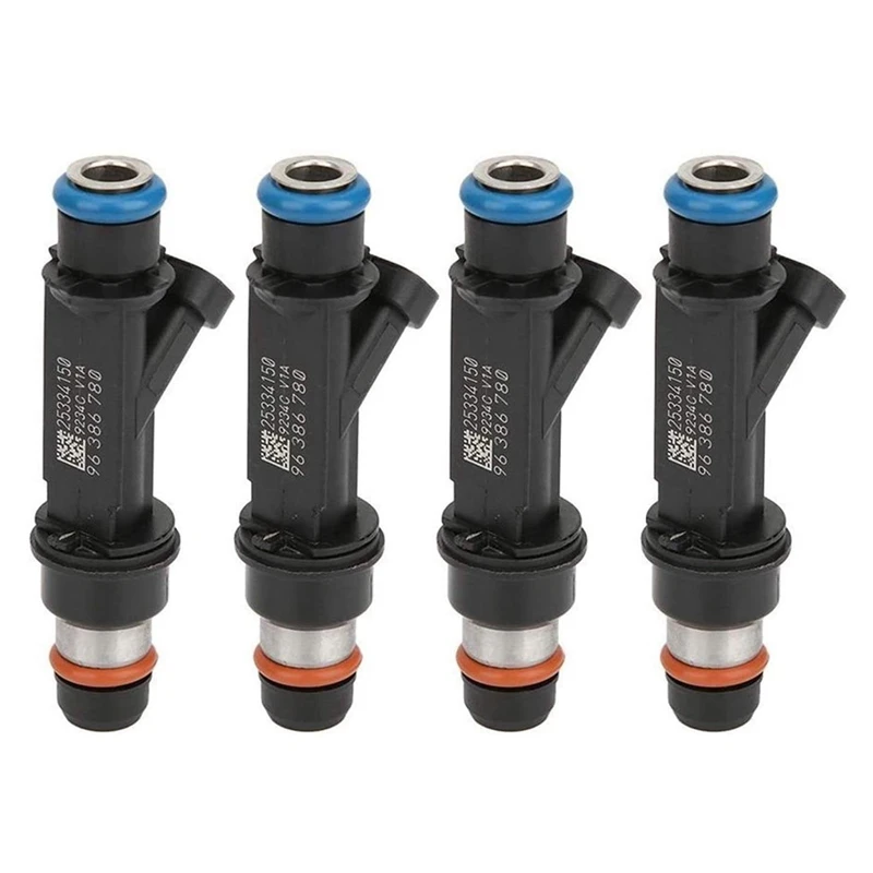 

4Pcs/Set Fuel Injector for Chevrolet-Aveo 1.6L L4 Pontiac Wave 96386780 25334150 FJ720 4G1889 Car Accessories