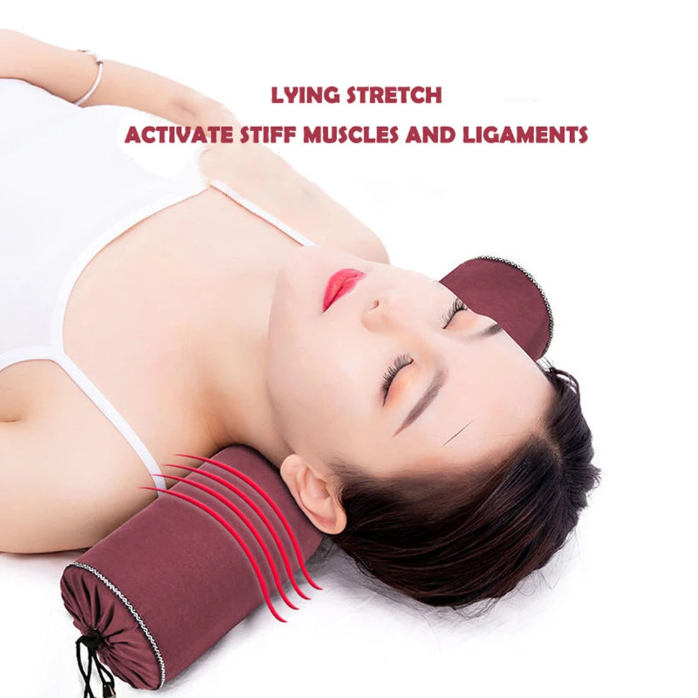 Cassia Seed Neck Pillow Large Cylindrical For Repairing Cervical Spine Sleep Aid Healthy Yoga |