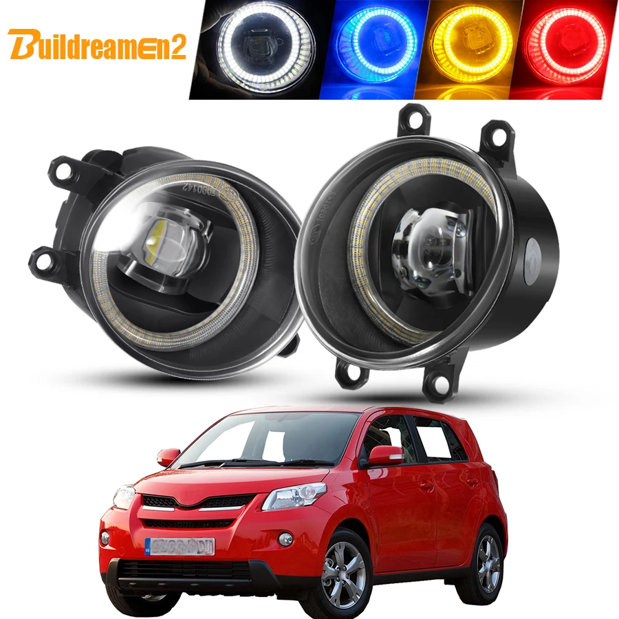 

Противотуманные светильник Angel Eye в сборе, 2 шт., для автомобилей Toyota Urban Cruiser 2009-2014 светодиодный ные линзы, дневные противотуманные фары, 12 В