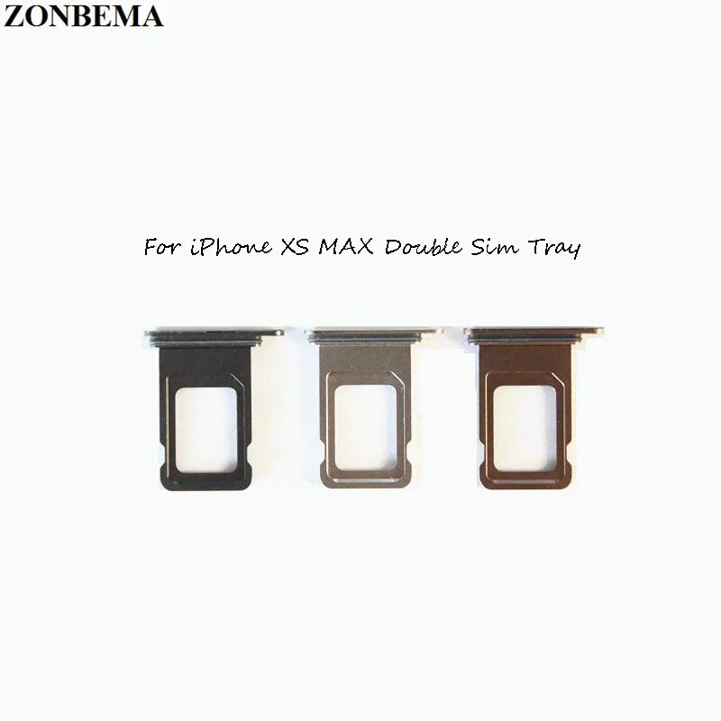 ZONBEMA 5 шт. Оригинальный Новый адаптер для Sim карты iPhone XS MAX двойной слот лоток
