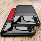 Кожаный чехол из искусственной кожи для huawei honor 10 lite 20 pro 9 light 10i 20i 8x 9x p30 p20 mate 30, зеркальный защитный чехол для объектива, чехлы, coque