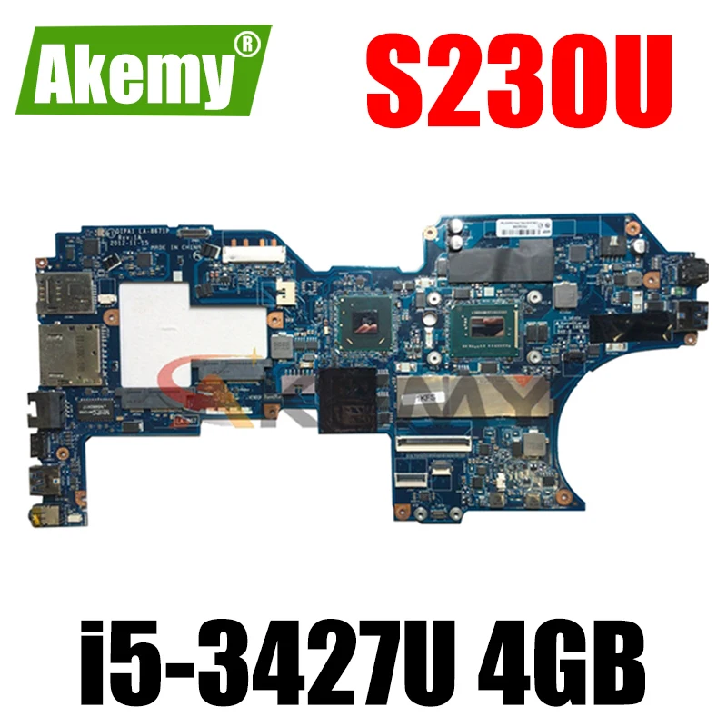 Thinkpad применяется FRU 04X0729 04Y1533 к S230U i5-3427U 4 Гб компьютер материнская плата |