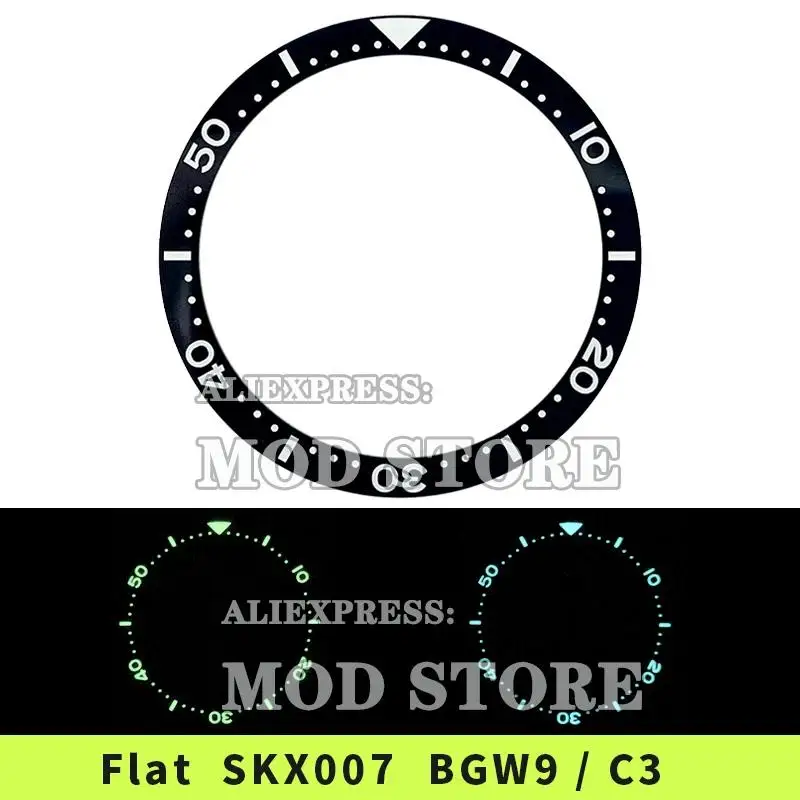 Плоская керамическая вставка BGW9 Lume C3 38 мм SKX007/SKX009/SKX011|Ремонтные инструменты и