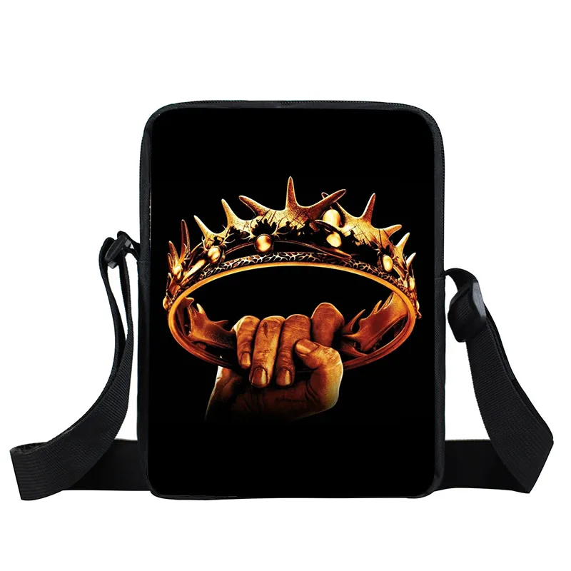 XKB-QLDYX42 Valar Morghulis сумка-мессенджер ночные часы мини сумка на плечо женские сумки Мужские Игры престолов детские школьные сумки детские сумки - Цвет: XKB-QLDYX42