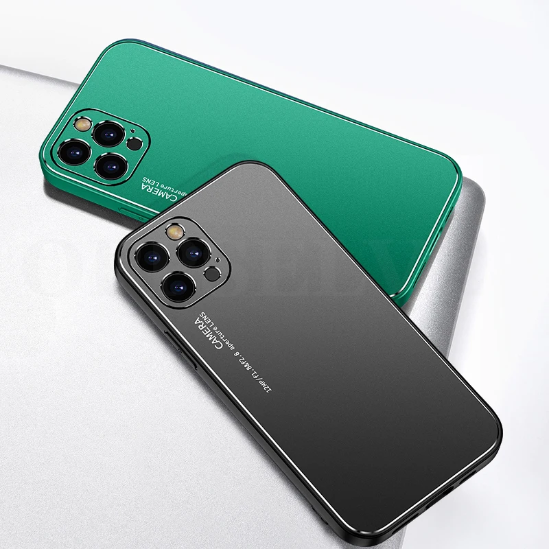 Роскошный Алюминиевый Чехол Aolly для iPhone 10 X XS Max металлический защитный чехол