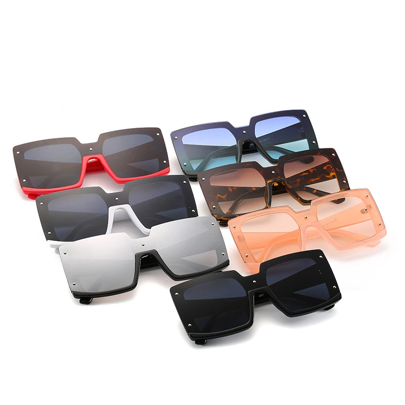 

2020 Oversized Sunglasses Women Vintage Sun Glasses for Women/Men Luxury Sunglasses Women Mirror Oculos De Sol Feminino