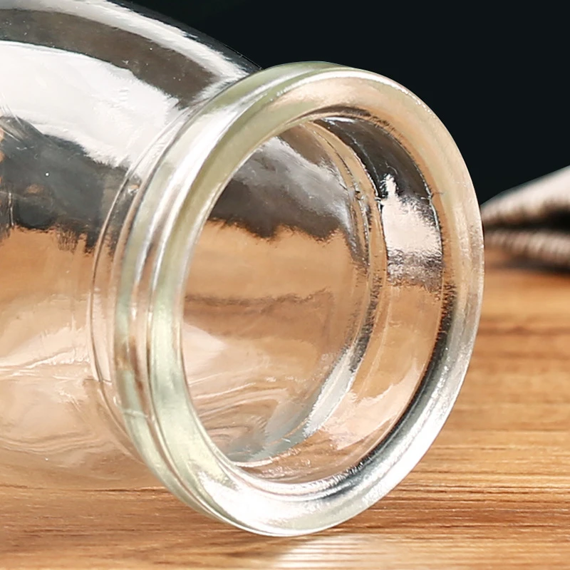 1pc Wish Bottle Mini Yogurt Pudding Glass Jar Milk Jelly Baking Pan Food Storage Container 100ML/ 150ML/200ML | Дом и сад