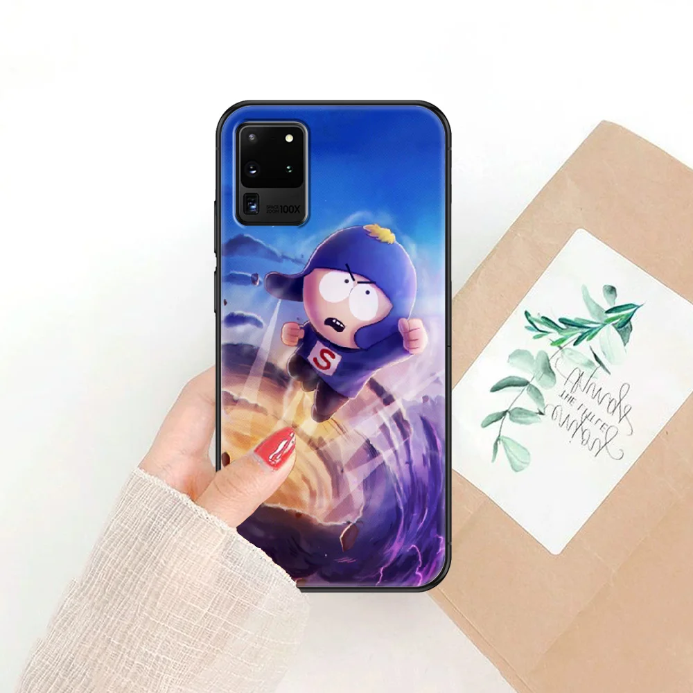 

park-cartoon -south lovely Phone case For Samsung Galaxy Note 4 8 9 10 20 S8 S9 S10 S10E S20 Plus UITRA Ultra black fashion