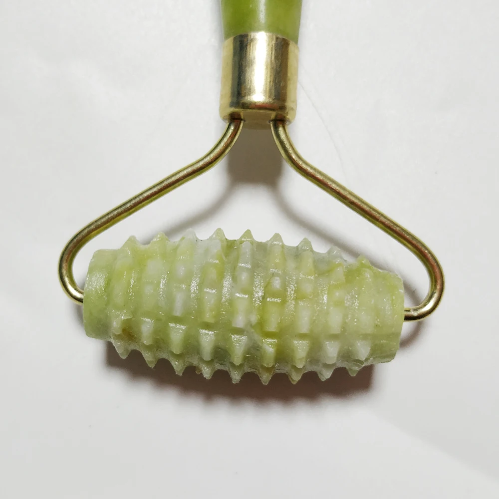 1 шт. массажер для лица с нефритовыми камнями | Красота и здоровье