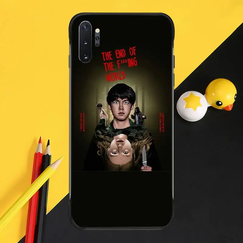 Чехол для телефона PENGHUWAN end fing fxxxing world art из мягкого силикона ТПУ Samsung Note 3 4 5 7 8 9 10 pro