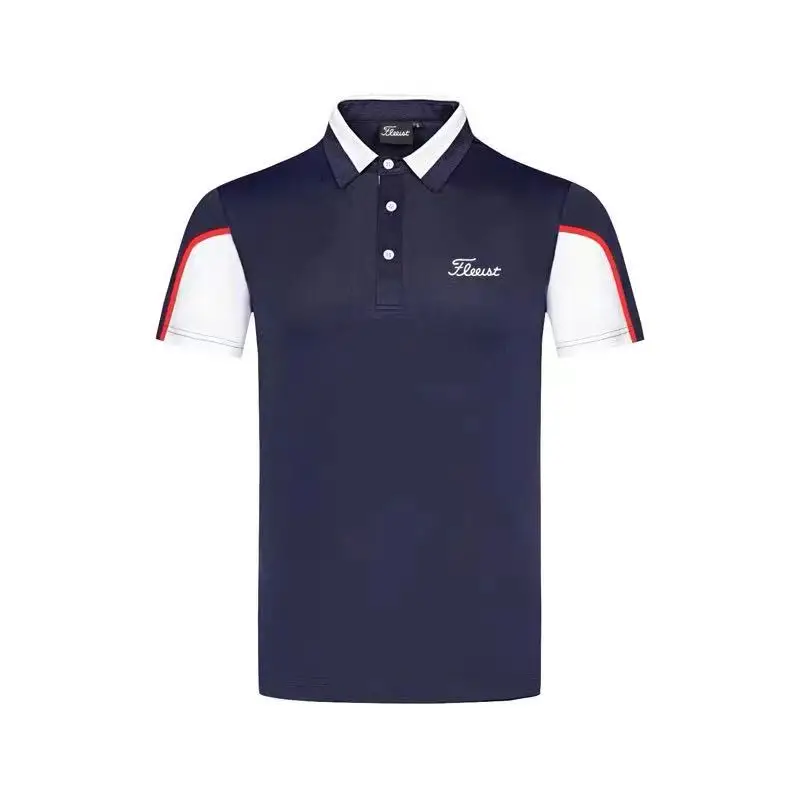 

Summer golf outdoor sports short sleeve men's new t-shirt golf polo shirt quick-drying moisture wicking sunscreen