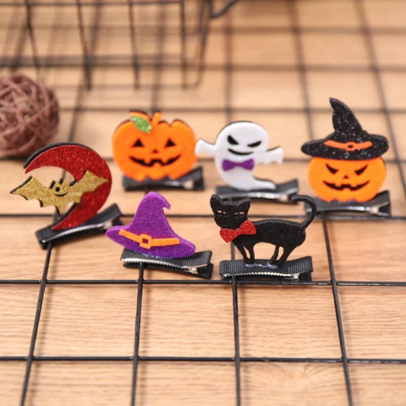 Хэллоуин дизайн заколки для волос 3D забавные детей малышей подростков вечерние