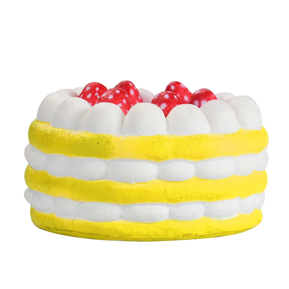 

Adult Kids Fidget Toys Antistress Mini Strawberry Cake Squishy Slow Rising Cream Scented Decompression Cure Toy Brinquedos 2021