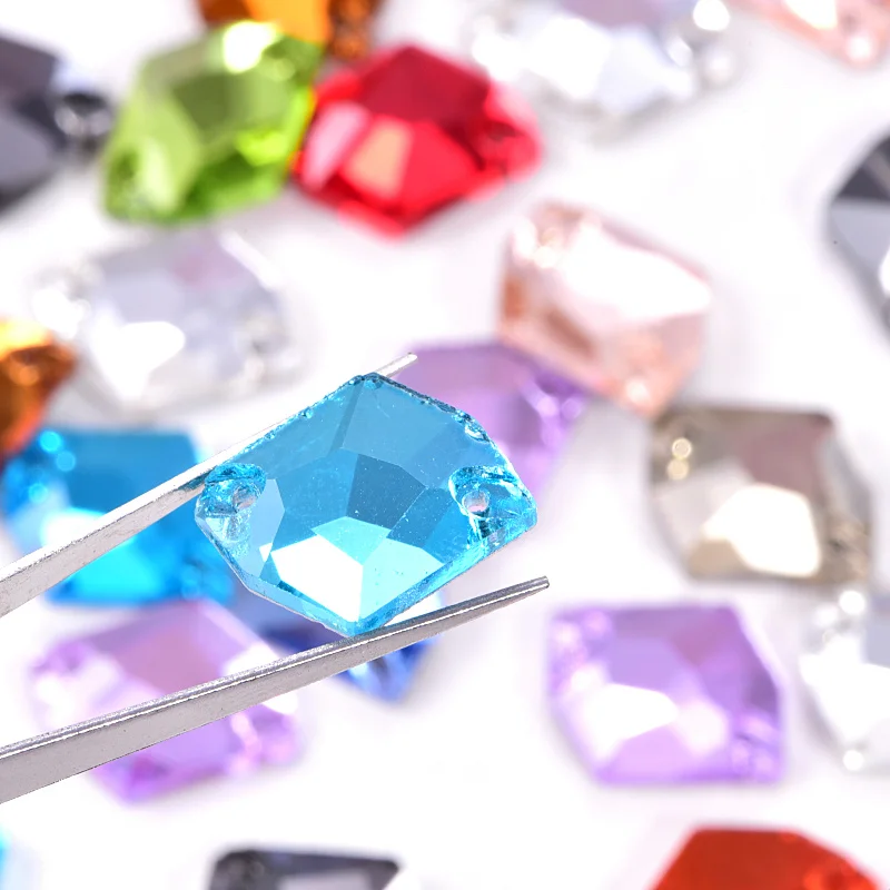 Космические Стразы для шитья стразы с плоской задней стороной блестящие алмазные бусины хрустальные одежды