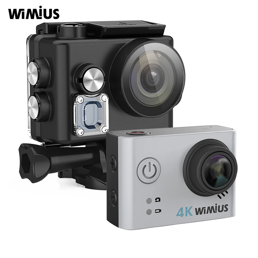 WIMIUS SO33 Спортивная экшн-видеокамера на шлем, водонепроницаемая экшн-камера 4k HD Camaras deportivas de accion, wifi Cam
