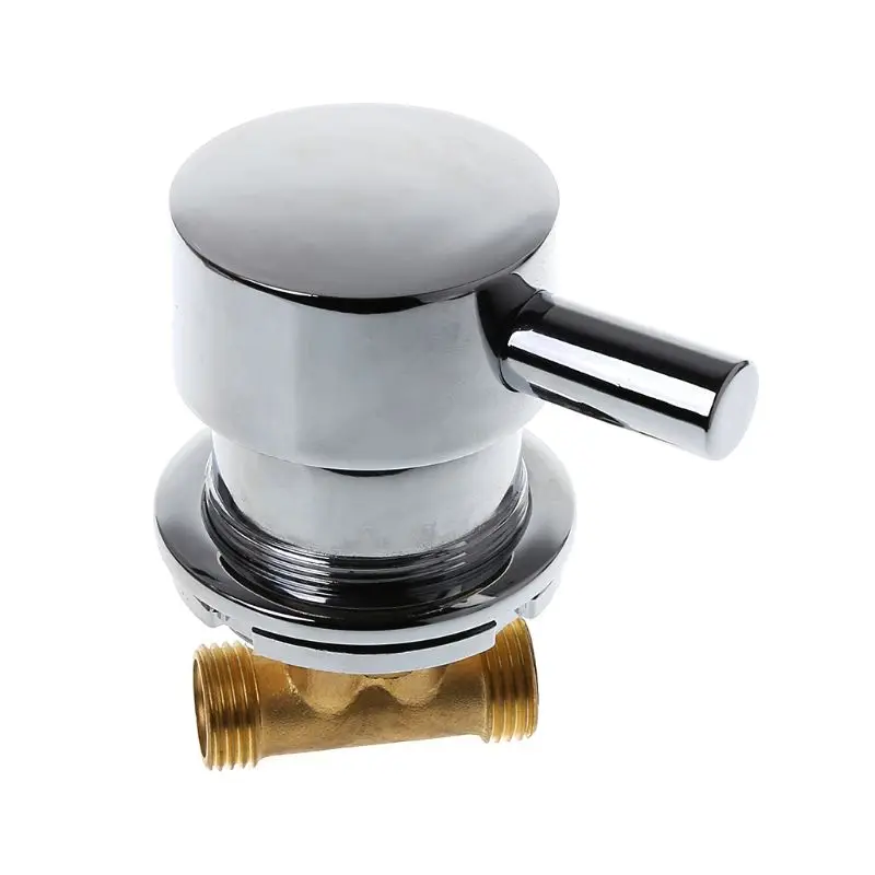 

G1/2" Hot & Cold Water Mixing Valve Thermostatic Mixer Two In & One Out Faucet For Shower Room