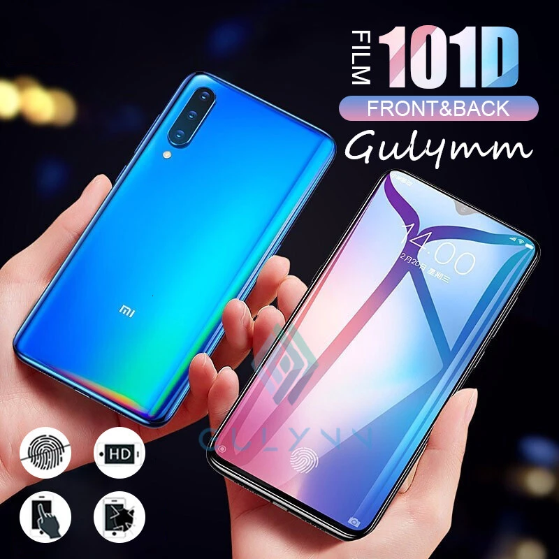 101D Передняя и задняя Гидрогелевая пленка полное покрытие для Xiaomi Redmi 7 Note 8 6 5 4X Pro