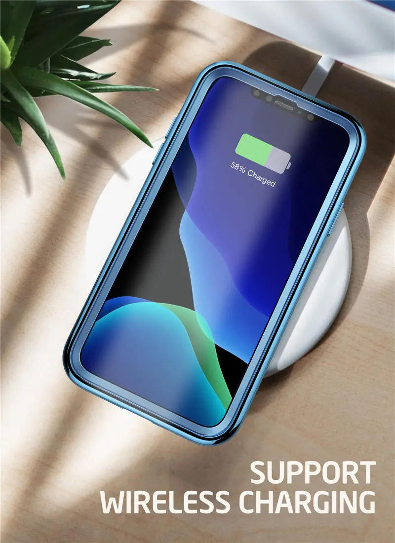 Чехол для iPhone 11 Pro 5,"() SUPCASE UB электро-металлический гальванический+ TPU чехол для всего тела со встроенным протектором экрана