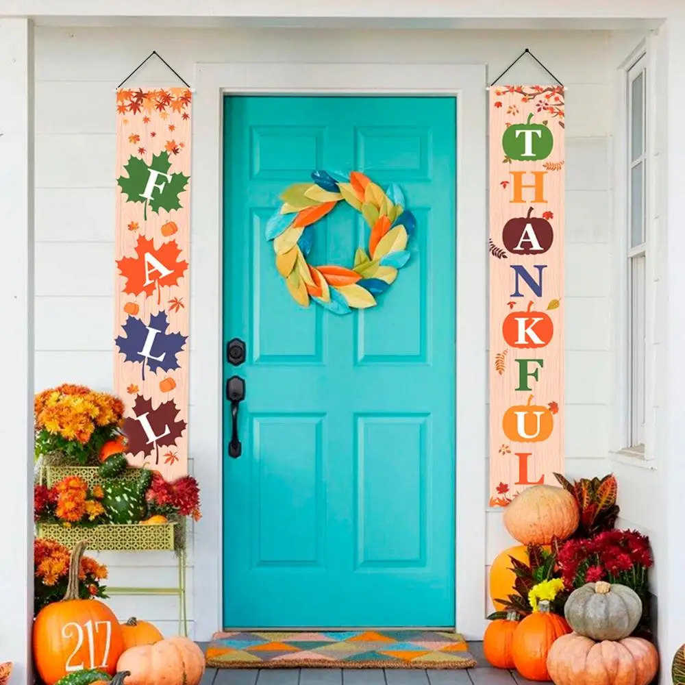 Huiran Хэллоуин Тыква счастливая осень Y'all баннер вечерние украшения для дома на