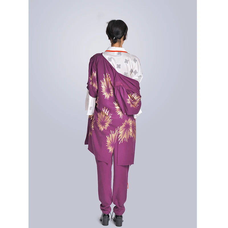 MISHOW Milan Fashion Week весна/лето 2020 Женский комплект из трех предметов топ с отложным