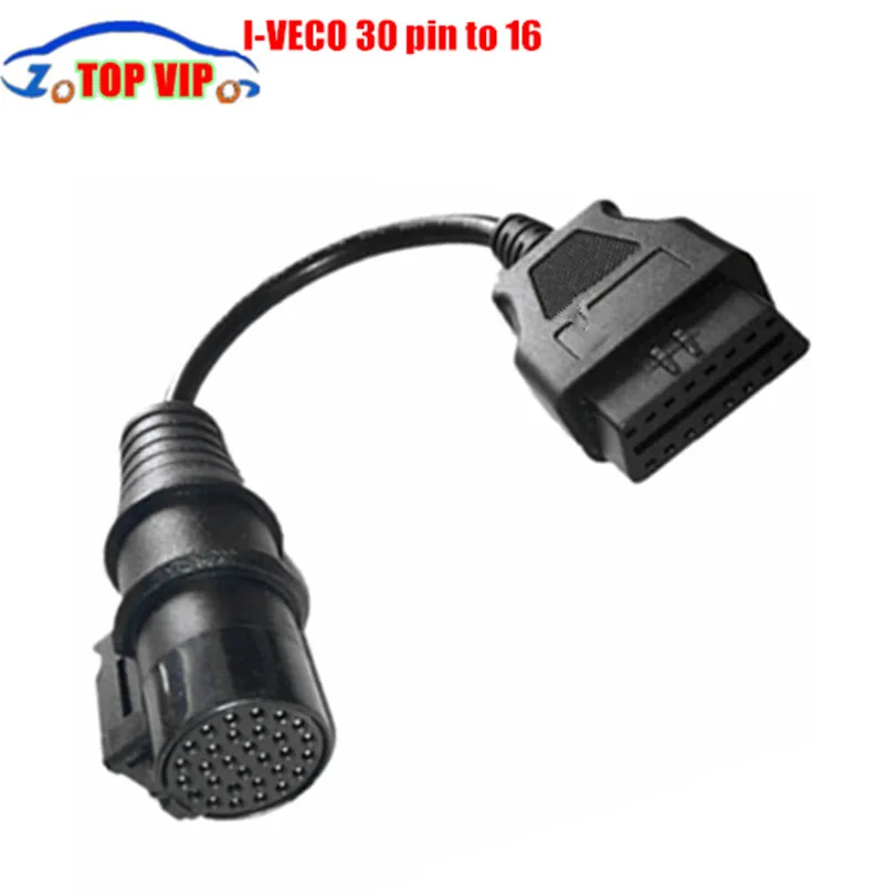 Самая низкая цена! Автомобильный Диагностический кабель для грузовиков 30pin к OBD2 16