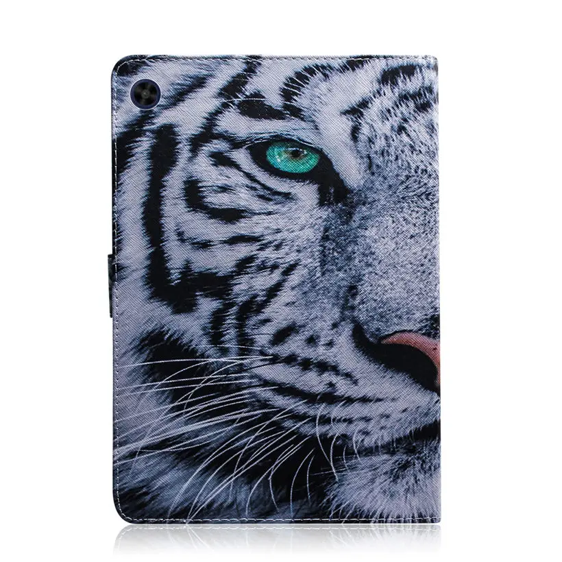 Чехол С Рисунком Тигра для Huawei MatePad T8 8 0 Обложка флип-чехол планшета с подставкой