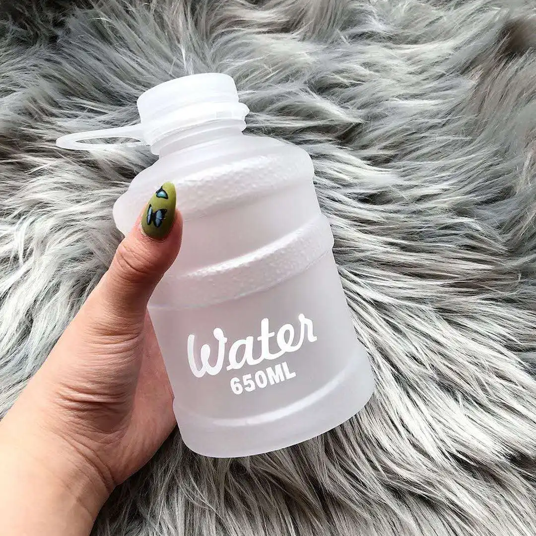 Милая кавайная бутылка для холодной воды шейкер мини-чашка-ведро внешняя